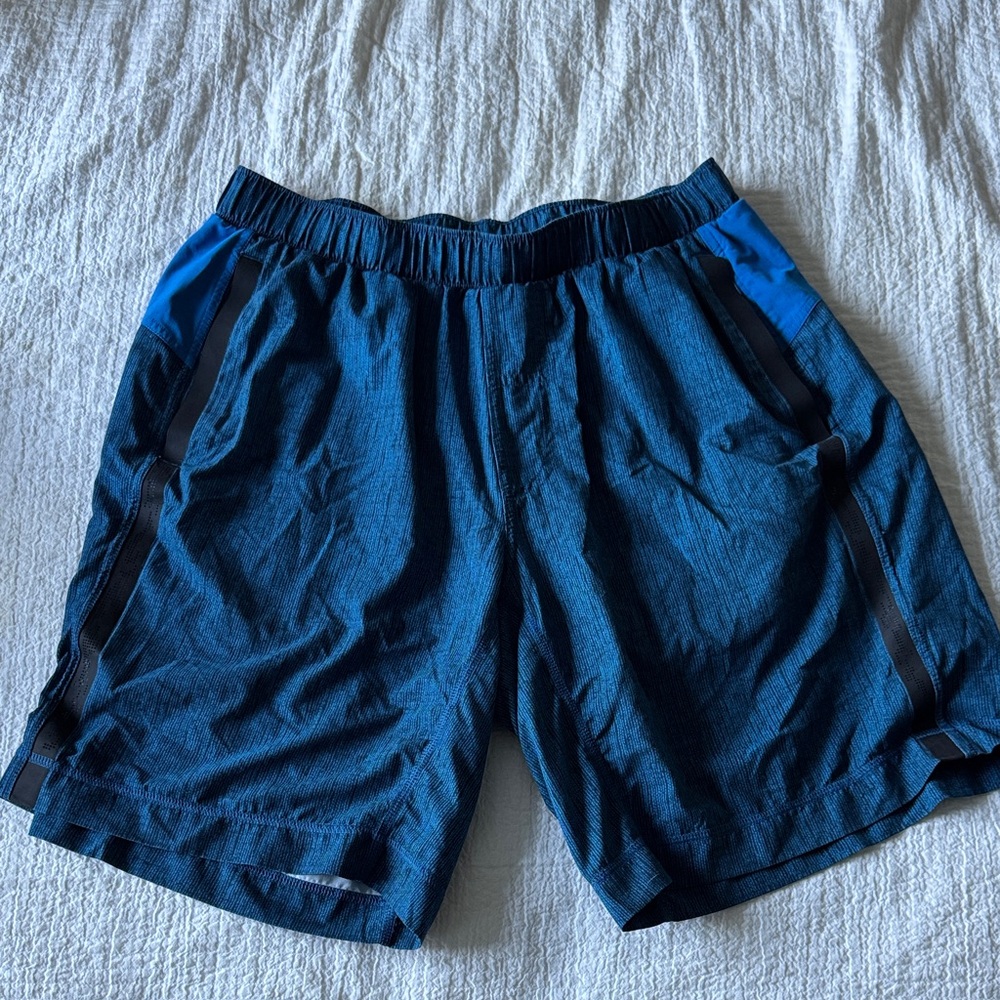 Lululemon Athletica Navy and Black Athletic Shorts